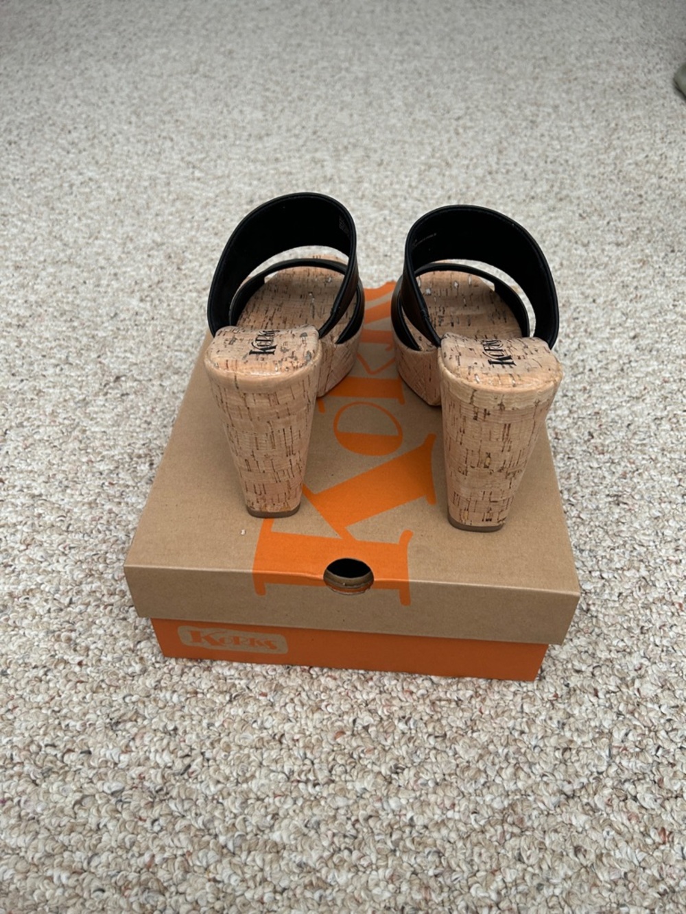 Kork-Ease Black Double Band Cork Slide Mule - Women's - Picture 3 of 5